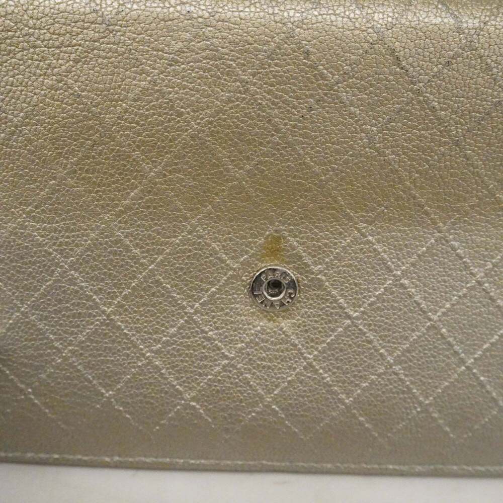 CHANEL Gray Leather Wallet - Picture 14 of 16